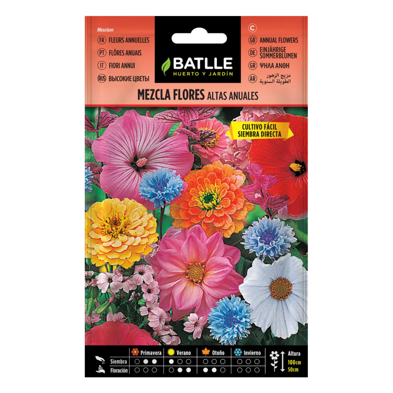 Semillas de Mezcla de Flores altas anuales Batlle
