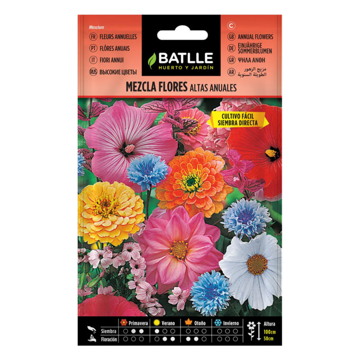 Semillas de Mezcla de Flores altas anuales Batlle