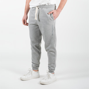 Patalone felpato in pile con patch della bandiera americana cucita sulla tasca posteriore