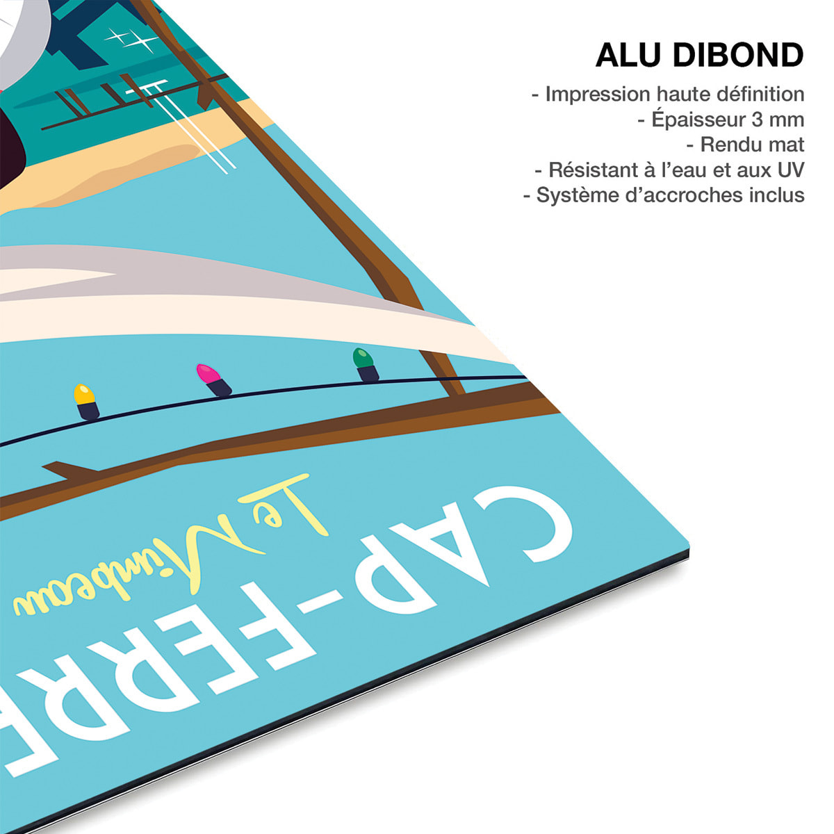 Tableau arcachon Cap ferret Tableau alu Dibond