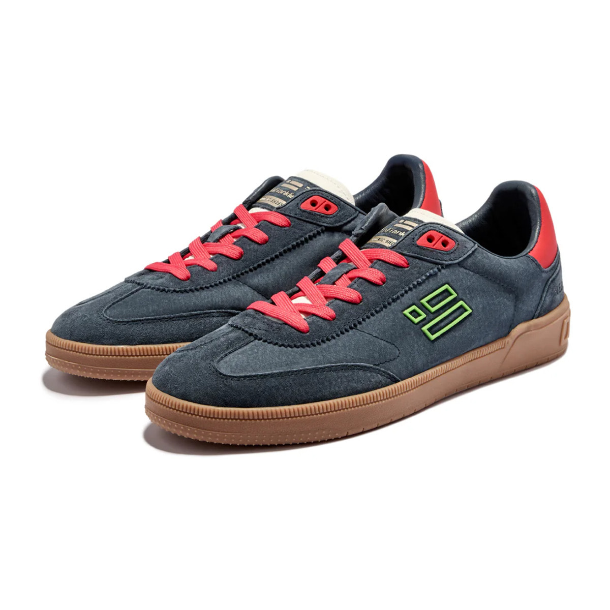 Zapatillas Bajas de Hombre Rebel Suede Azul Marino / Rojo