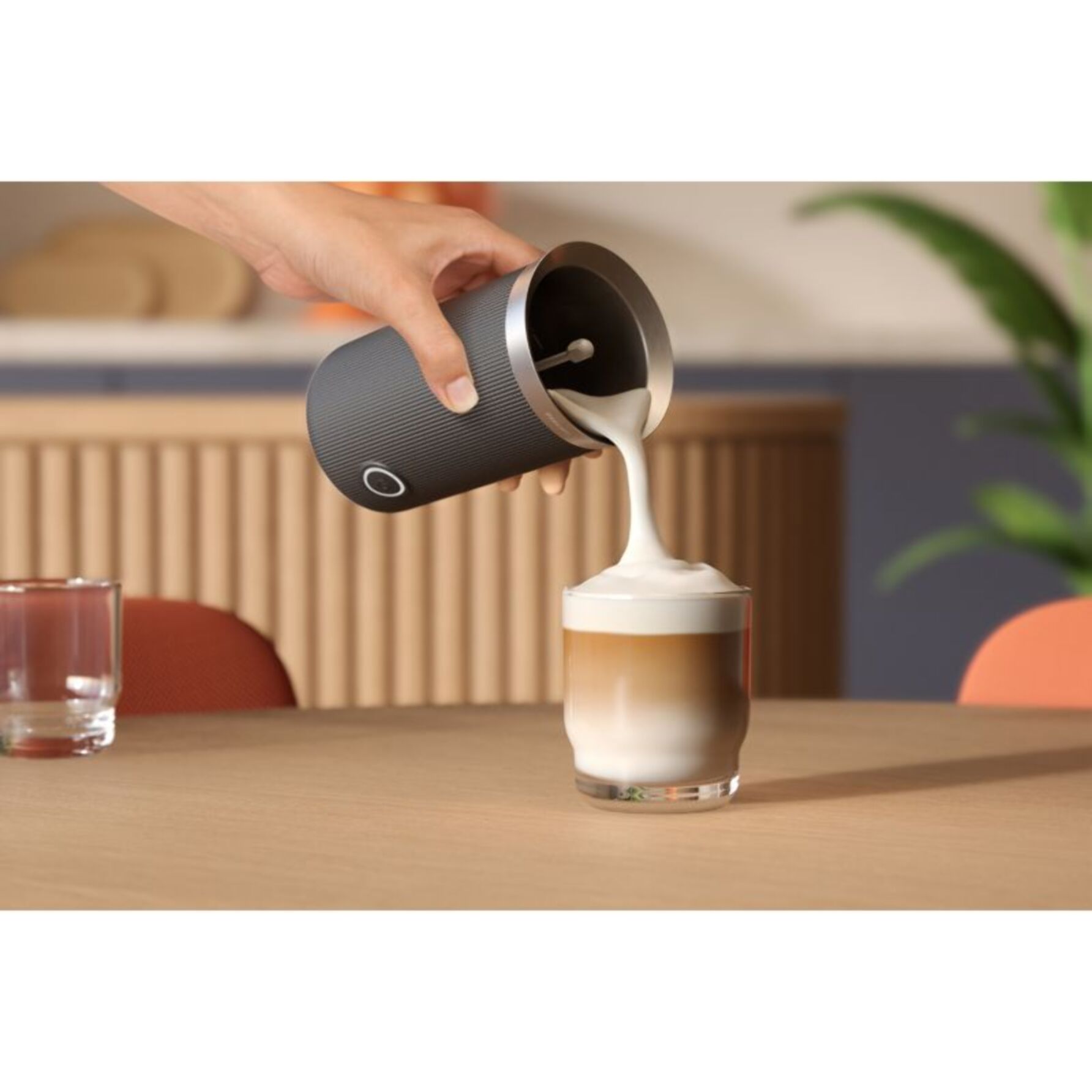 Mousseur à lait PHILIPS BAR311/60 Noir, en 60 sec*, pour Machine à café Baristina