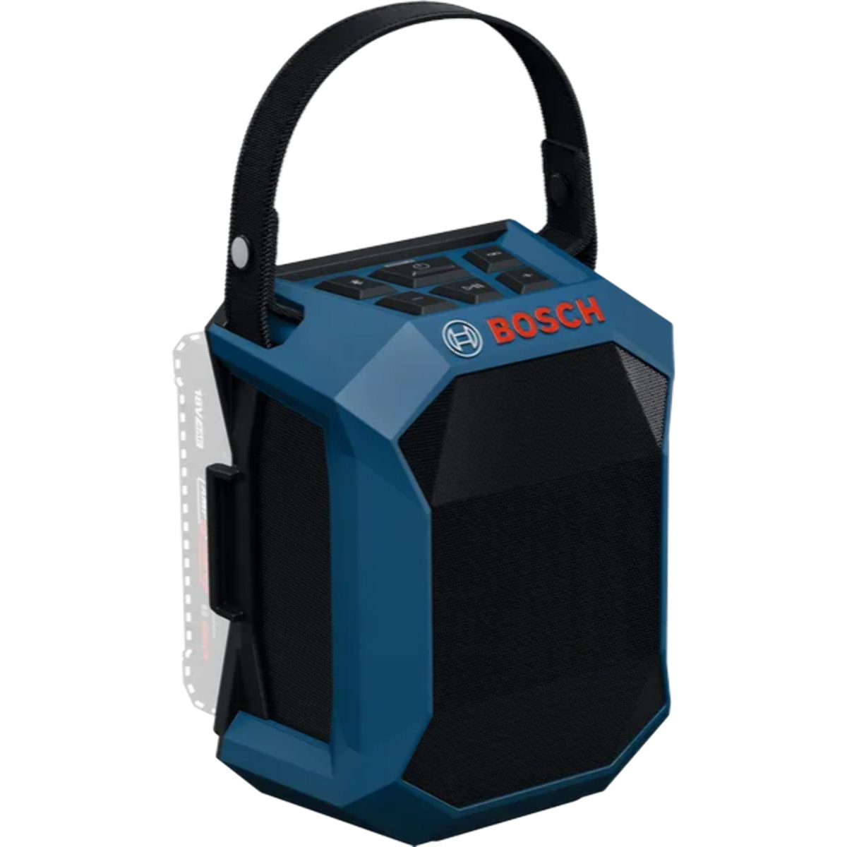 Enceinte Bluetooth GPB 18V-1 C Professional + Couvercle de batterie - BOSCH - 06014A7001