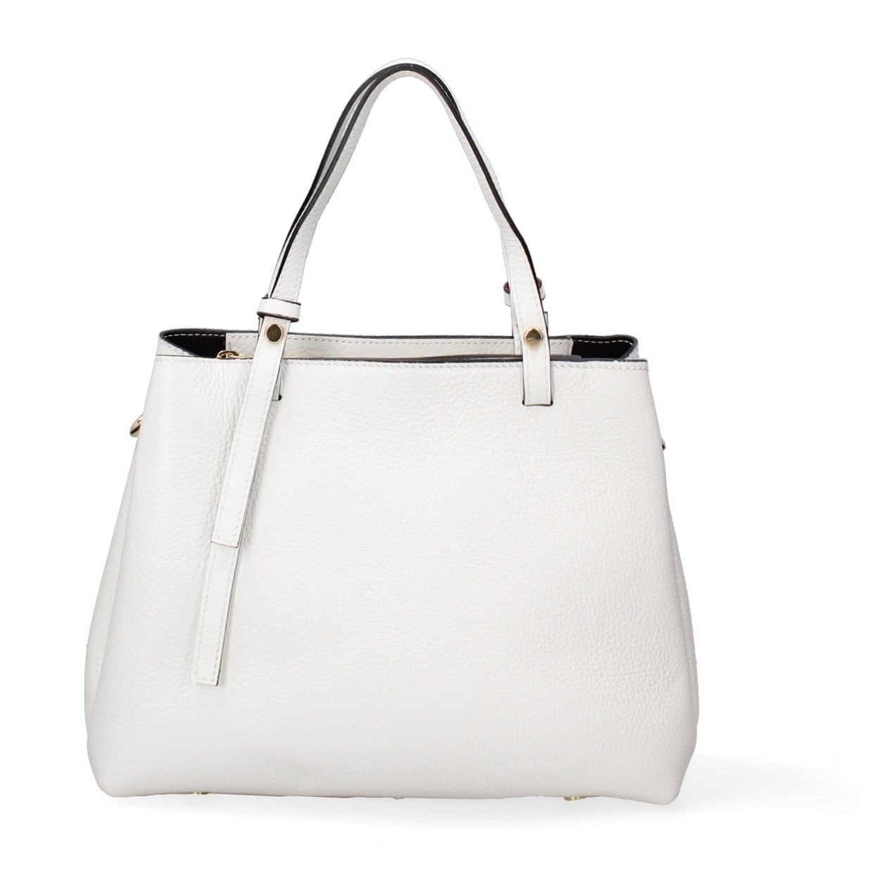 Borsa a mano da donna Made in Italy - Modello Novara Ultra - 100% pelle - 28.0 x 21.0 x 12.0 cm