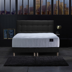 Tête de lit capitonnée CRÉPUSCULE anthracite