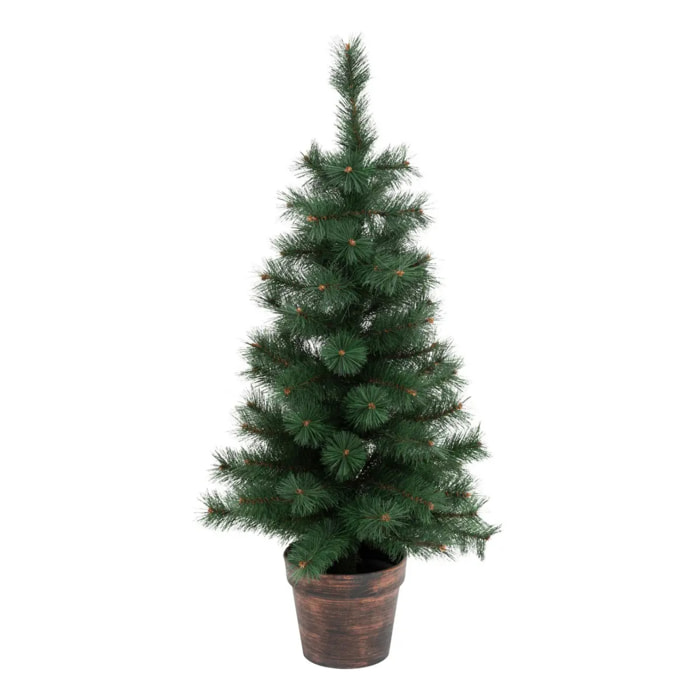 Sapin artificiel Windy Peak H.100cm vert
