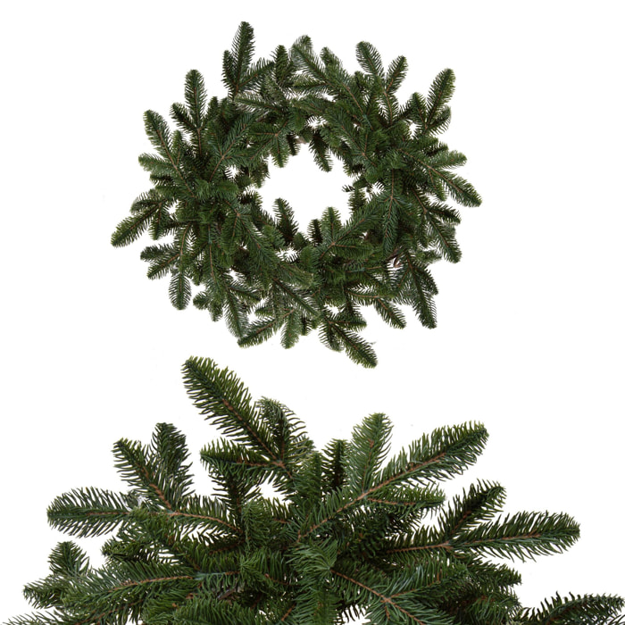 Corona con abete - Pezzi 2 - VERDE - Bianchi Dino SpA