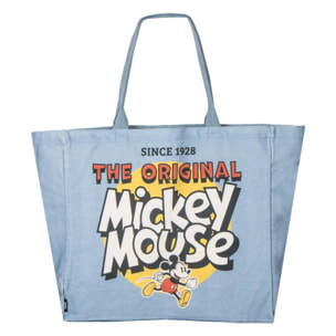 Bolsa Shopping Mickey Mouse - Color Azul