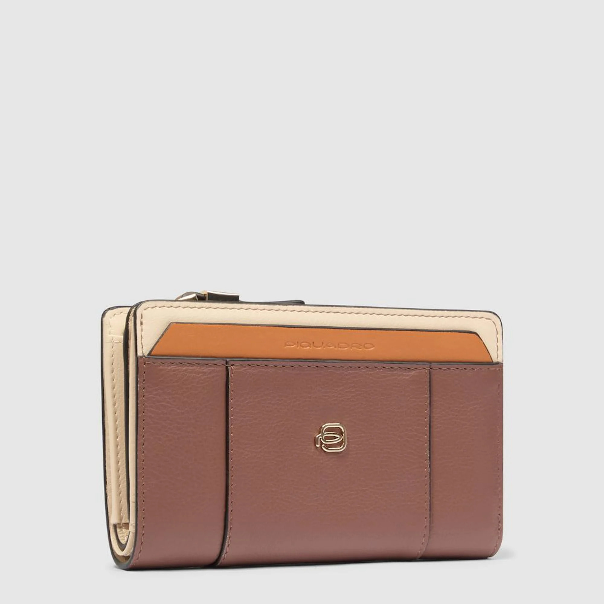 Piquadro Portafogli da con portamonete, porta carte di credito e protezione RFID