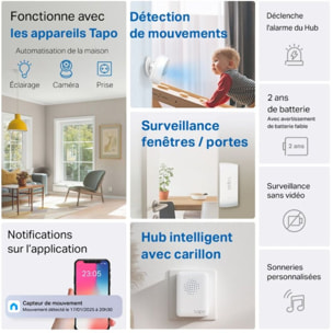Détecteur d'ouverture TP-LINK Tapo T30 KIT