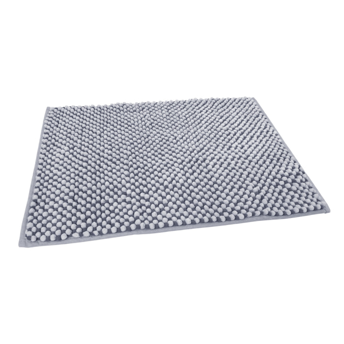 Tappeto Bagno Doccia Antiscivolo Super Assorbente Modello Dots Perla