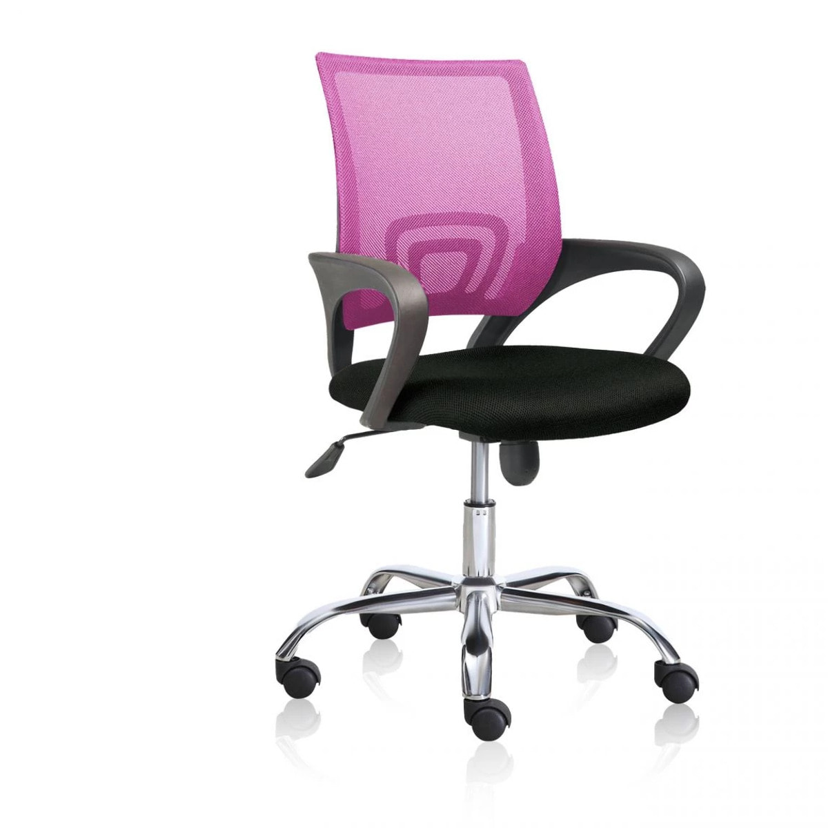 Silla de oficina Logic Negro - Rosa Logic