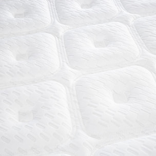 Matelas Chenonceau, Soutien Ferme, 26 cm, Mémoire de Forme & Mousse Haute Densité, Fabrication Française, Déhoussable