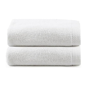 INTRECCI HOME Set Bagno 2 Asciugamani Ospite, in Puro Cotone 500 g,Morbidezza Extra, Assorbenza Superiore, Elegante e Durevole