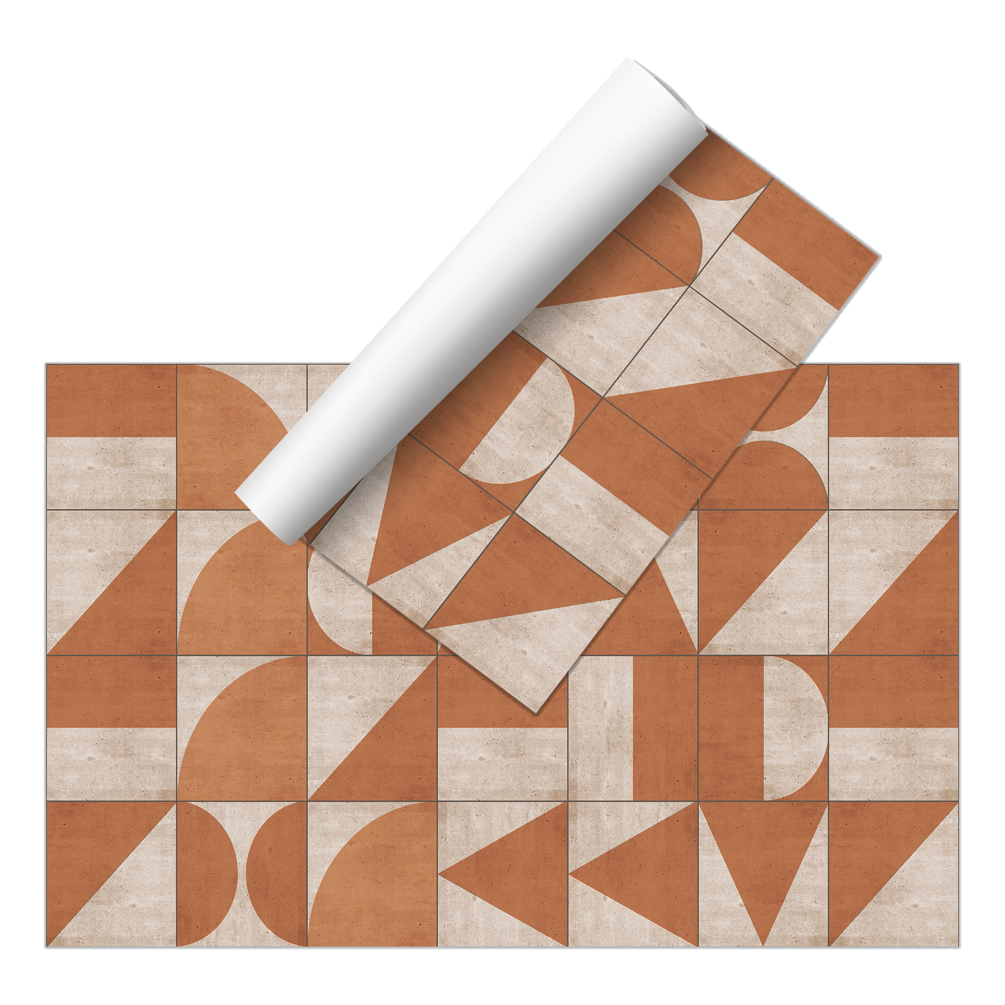 Alfombra de vinilo CERAMIKO, Troya 80x300 cm