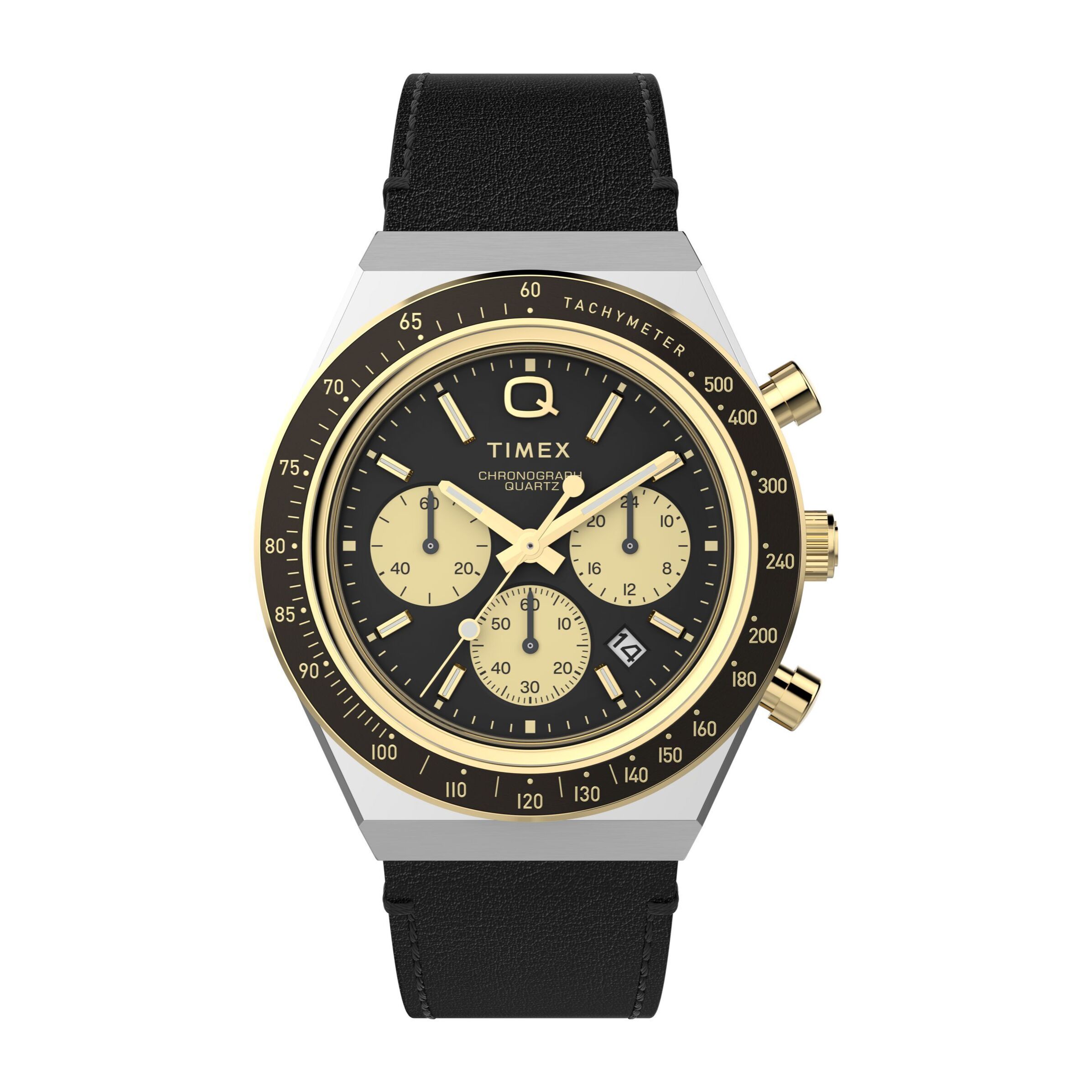 Timex Quartz Analog Chronograph Q Timexâ® Chronograph