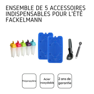 Ensemble de 5 pièces indispensables pour l'été Fackelmann