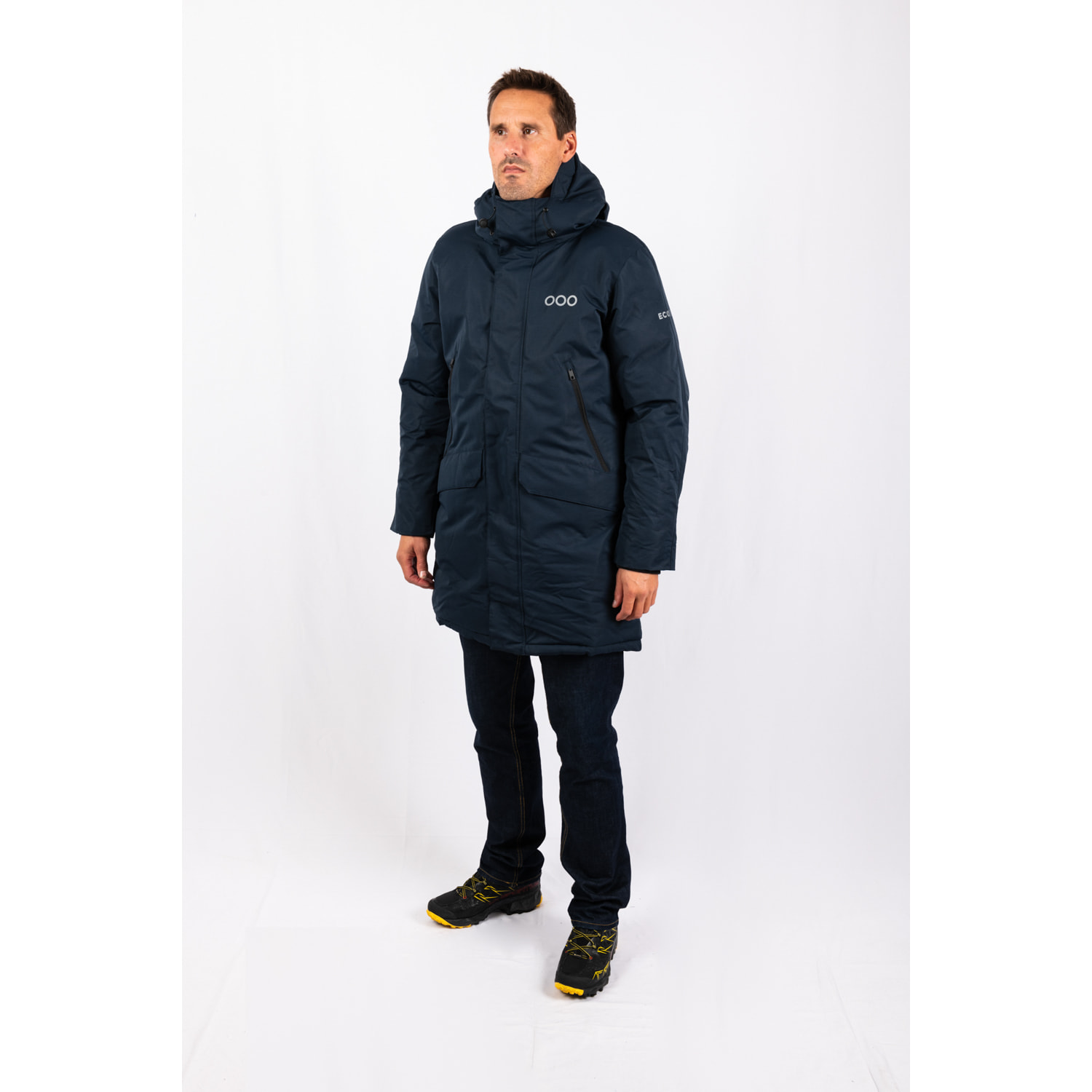 Chaqueta San Sebastian Long Jacket marca ECOON - Azul