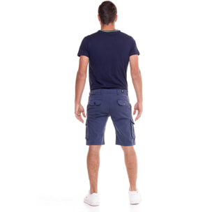 Shorts cargo minimalistas para hombre
