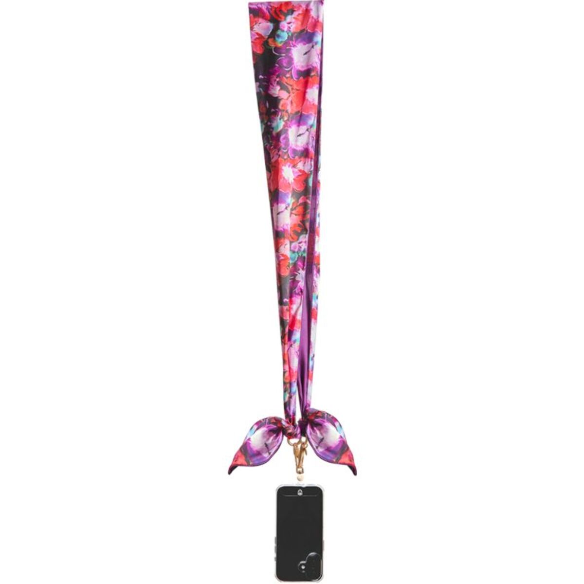 Cordon téléphone FORCE CASE foulard Flower rouge