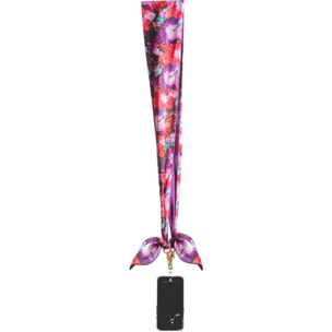 Cordon téléphone FORCE CASE foulard Flower rouge