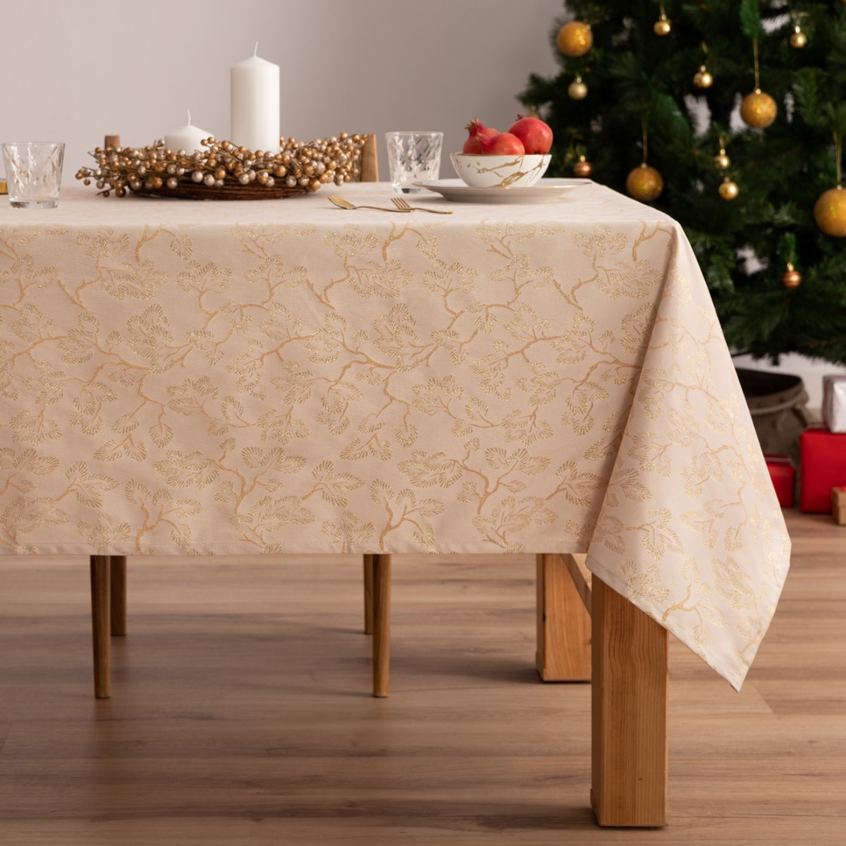 Mantel antimanchas BRANCHES GOLD