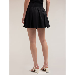 Motivi - Gonna corta a ruota - Nero