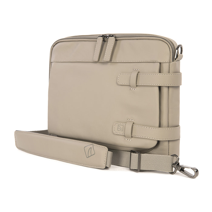 Borsa a tracolla  unisex In Vera pelle Made in Italy 27x22x5,5 cm