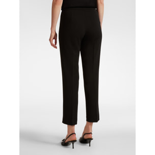 Elena Mirò - Pantalón recto de cady elástico - Negro