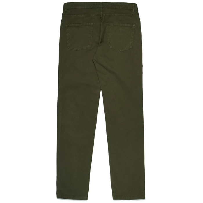 Kappa - Pantaloni Uomo Verde - Penty Peached Gabardine