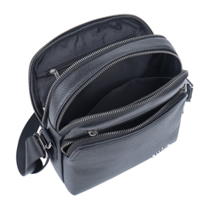 Borsa a tracolla  da uomo In Vera pelle Made in Italy 22x25x9 cm