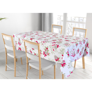 Tovaglia Natalizia in 100% Cotone Made In Italy Fantasia Pigne