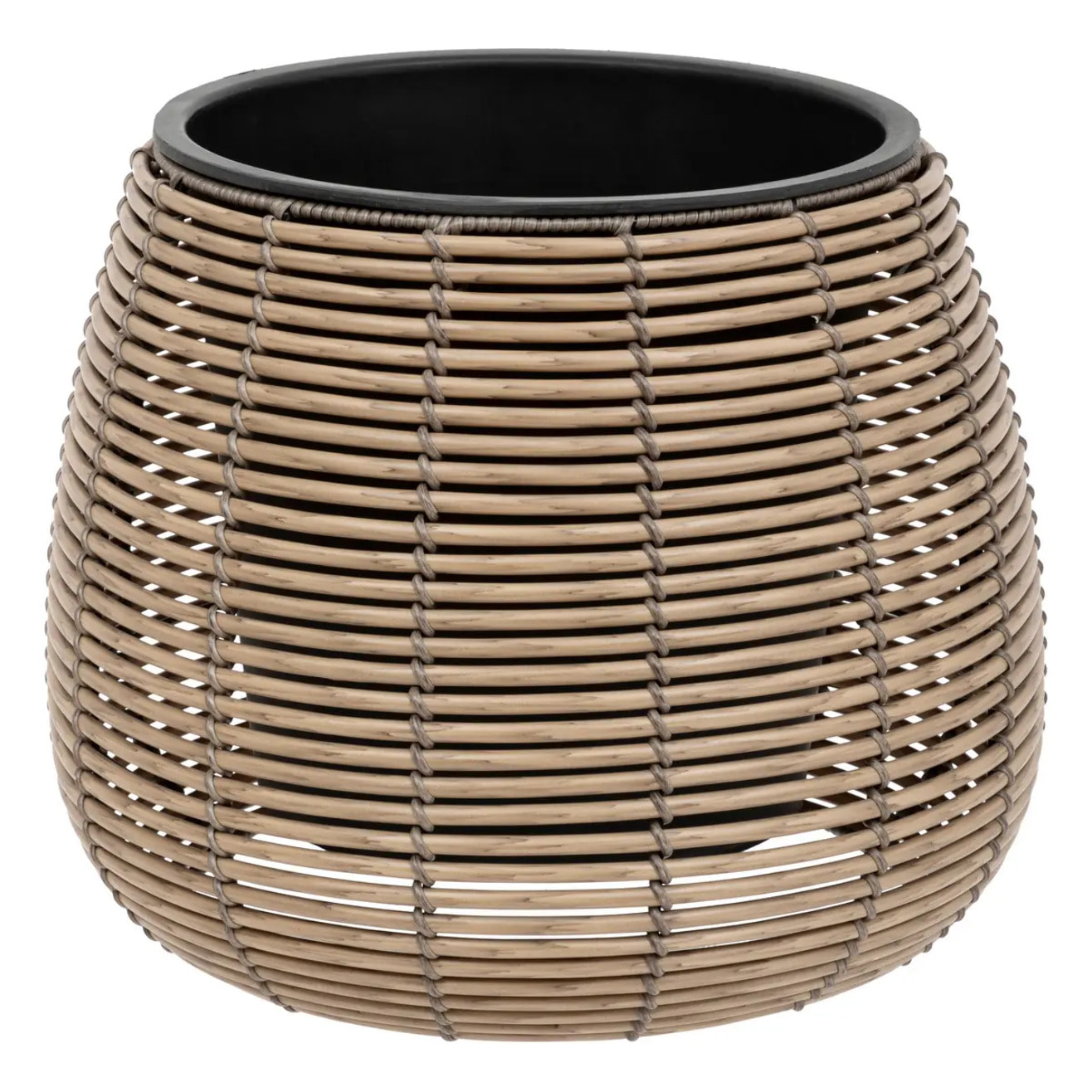 Set de 3 pots "Cam" D20 29 45cm beige