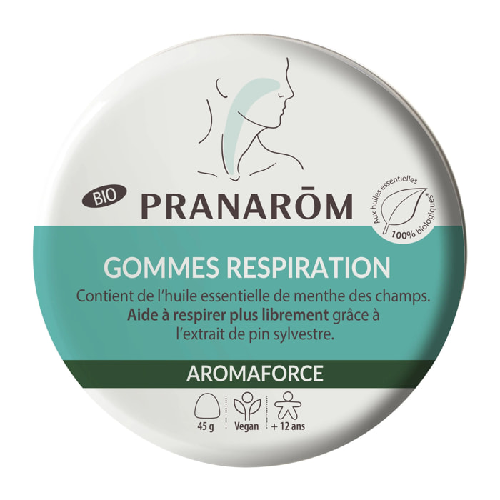 Pranarom - Gommes respiration - Bio - 45 g