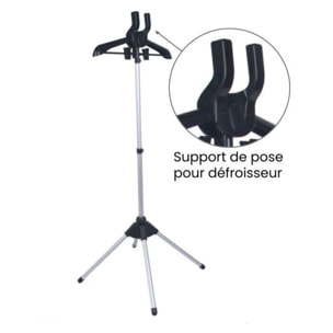 Cintre sur pied ESSENTIELB télescopique pour défroisseur