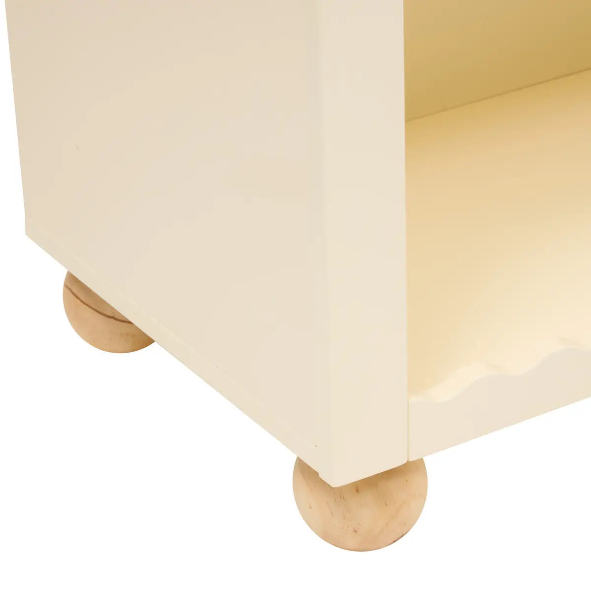 Bibliothèque Enfant Bouli 2 Niveaux Beige 60x30x65 cm