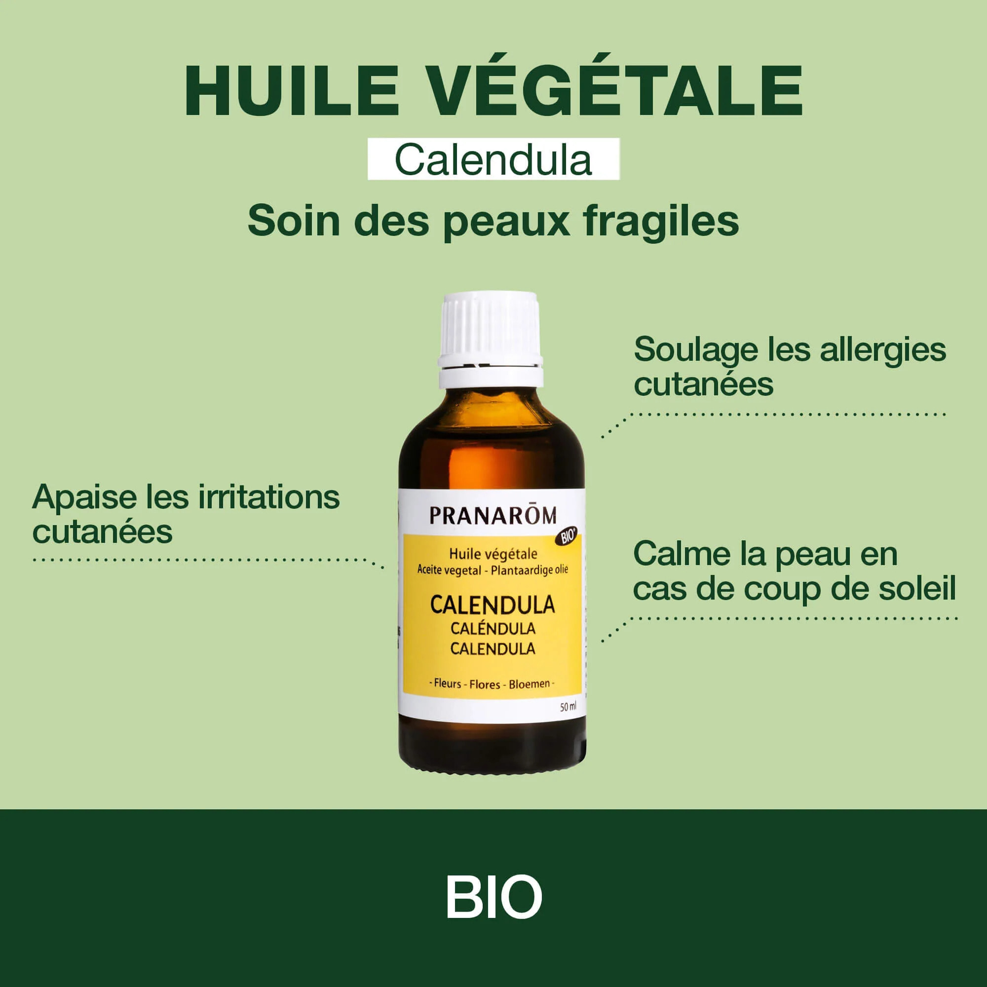 Pranarom - Huile Végétale de Calendula - Bio - 50 ml