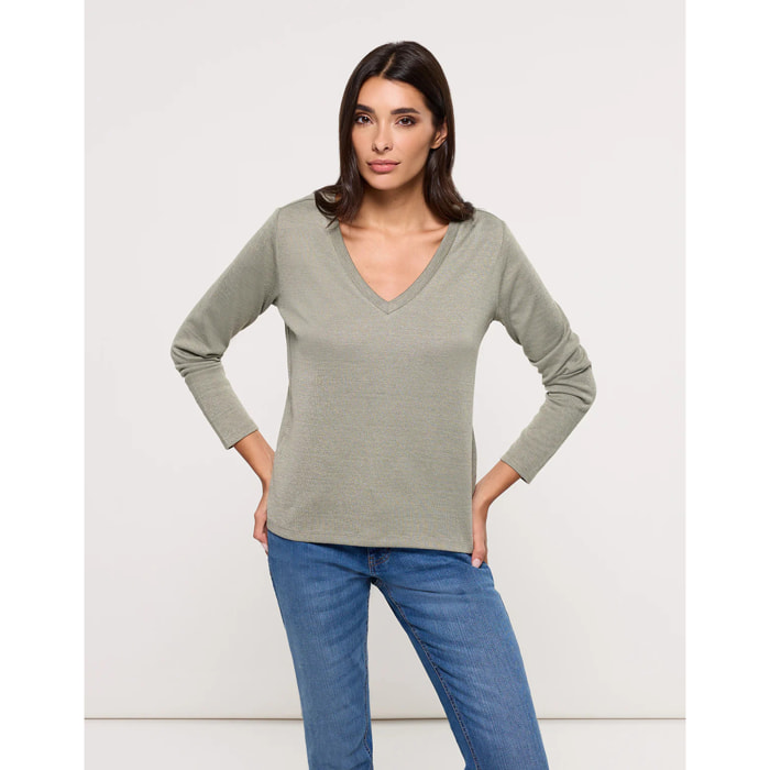 Camiseta Manga Larga Caqui - Imarama