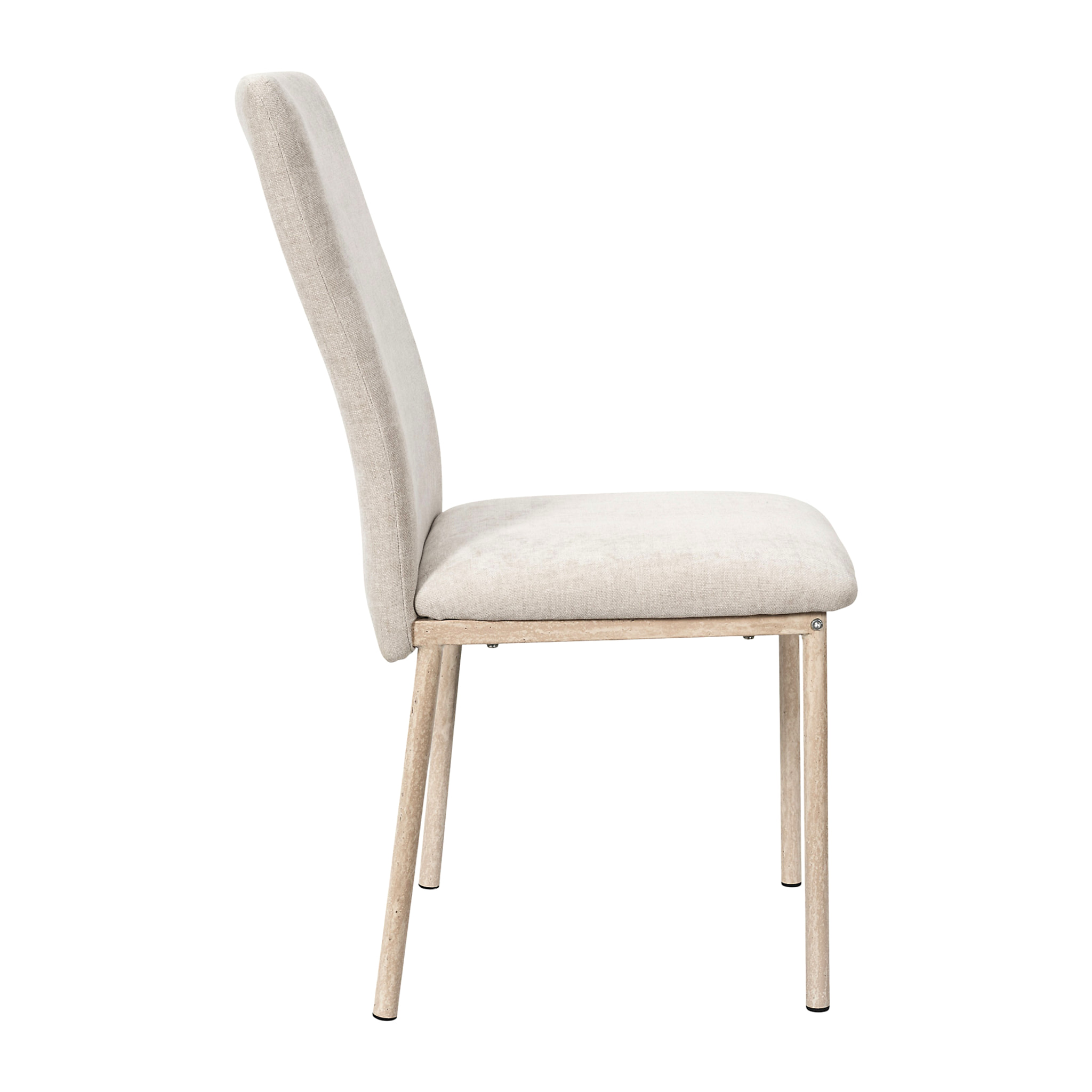 Chaise Emilia Beige - Lot De 2