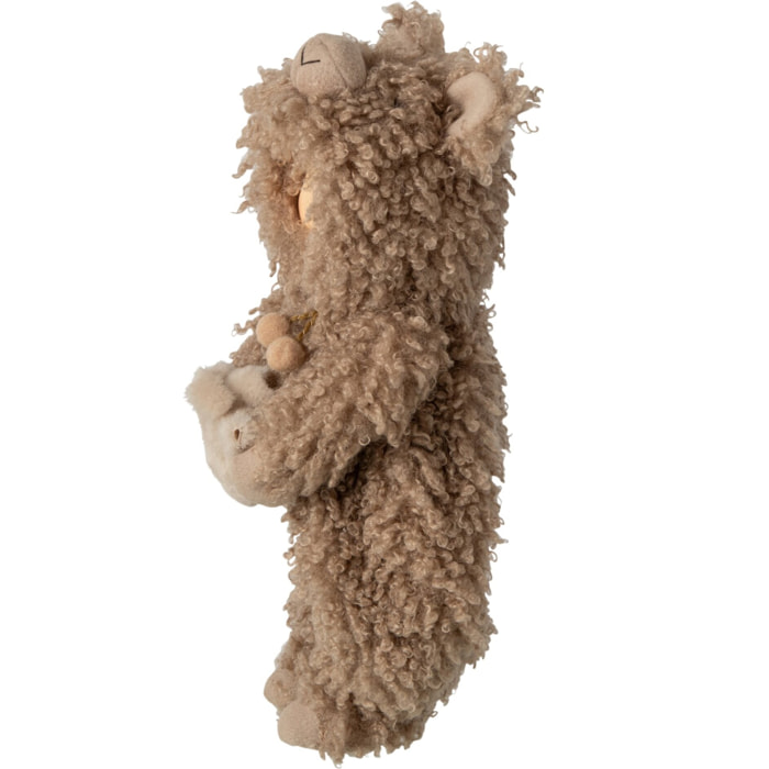 J-Line Enfant mouton - polyester - marron
