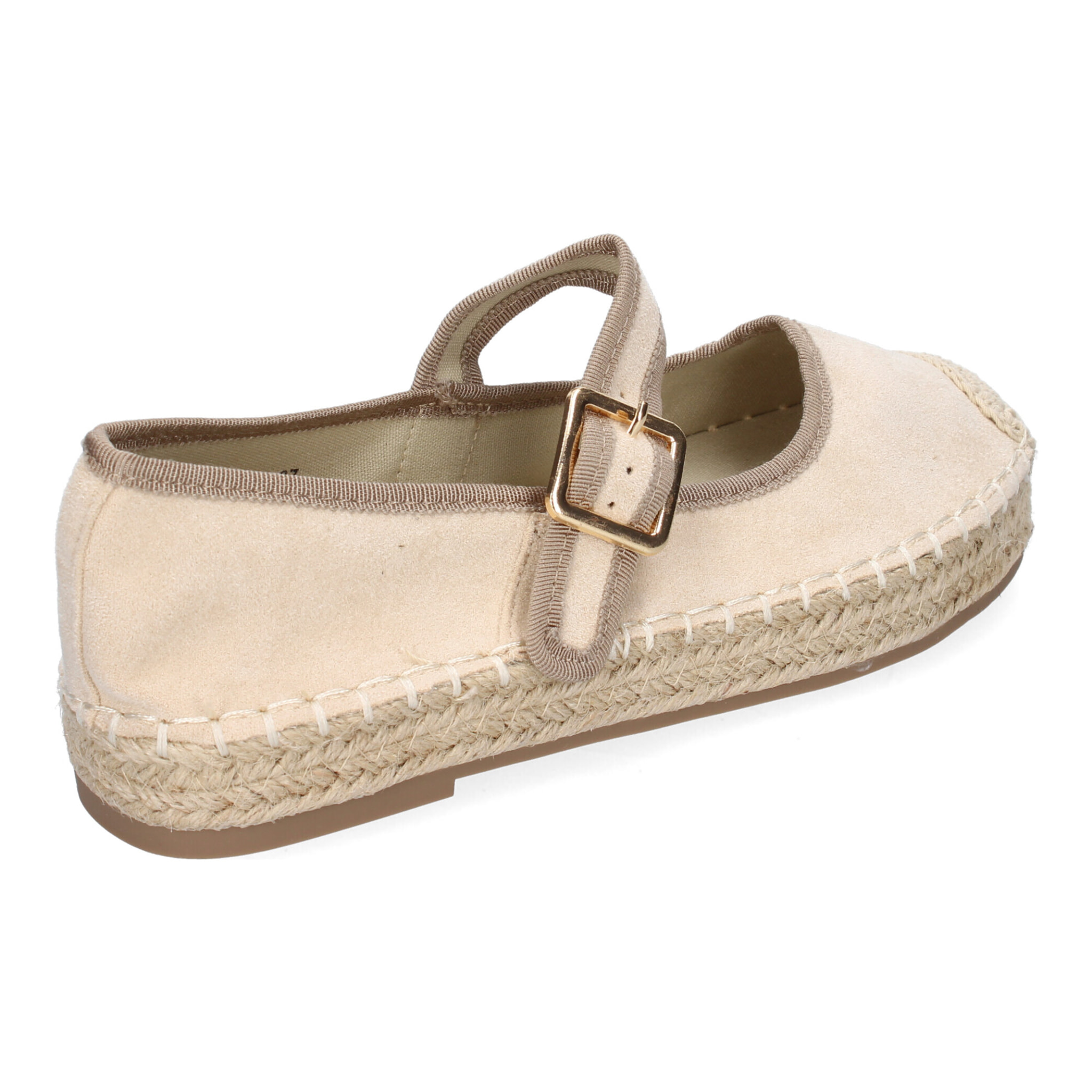 Bailarina Alpargata de Mujer con Yute, Diseño Moderno con Puntera Bordada