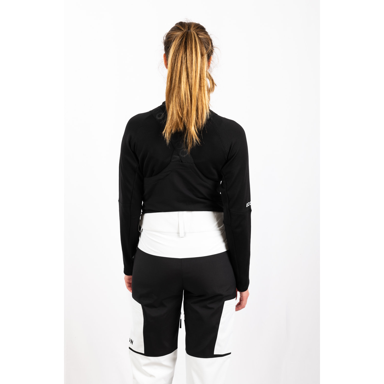 Pantalones para mujer ECOON ECOExplorer Pants Women - Blanco y negro