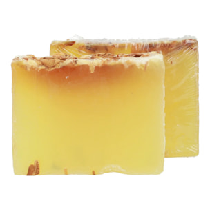 Jabón natural de glicerina caléndula y flor de azahar Planeta Huerto 100 g