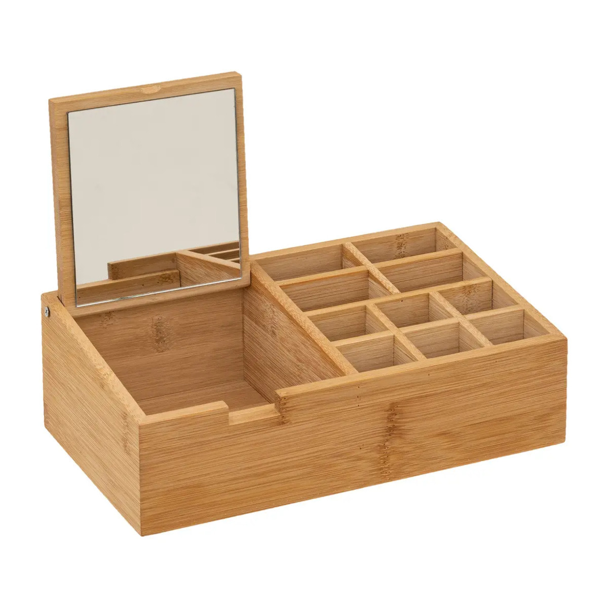 Organiseur miroir 10 compartiment bambou