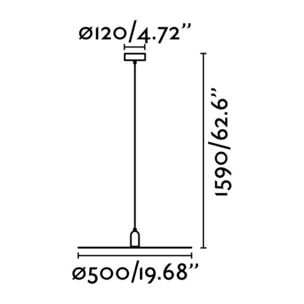 PLAT Lampe applique noire