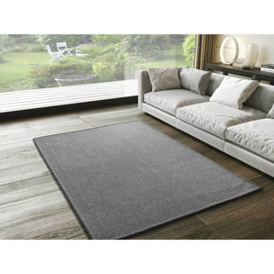 SAFFI Alfombra lisa lavable gris, varias medidas disponibles