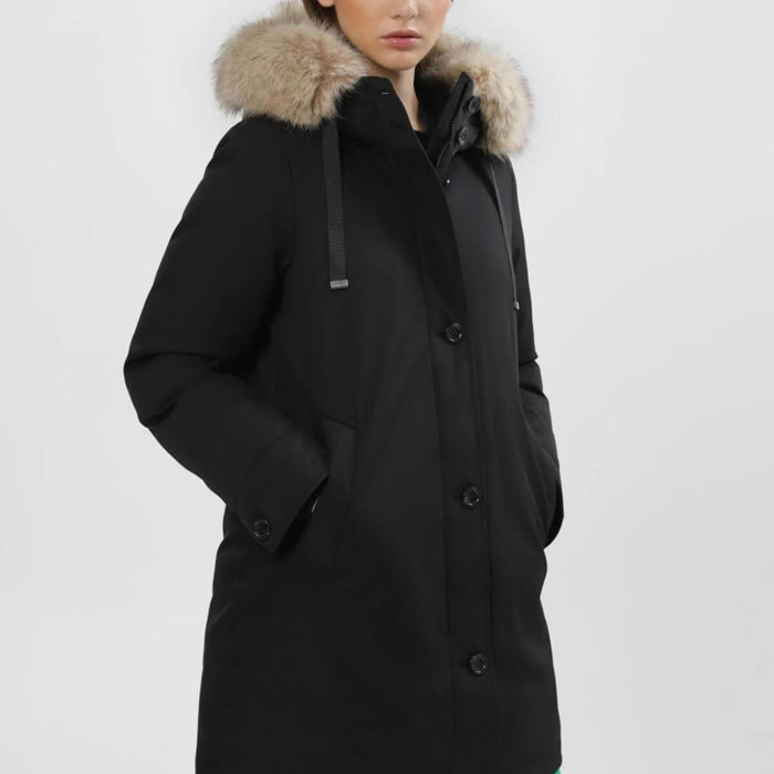 Abrigos Mujer de la marca GEOX  modelo W CARUM NEGRO