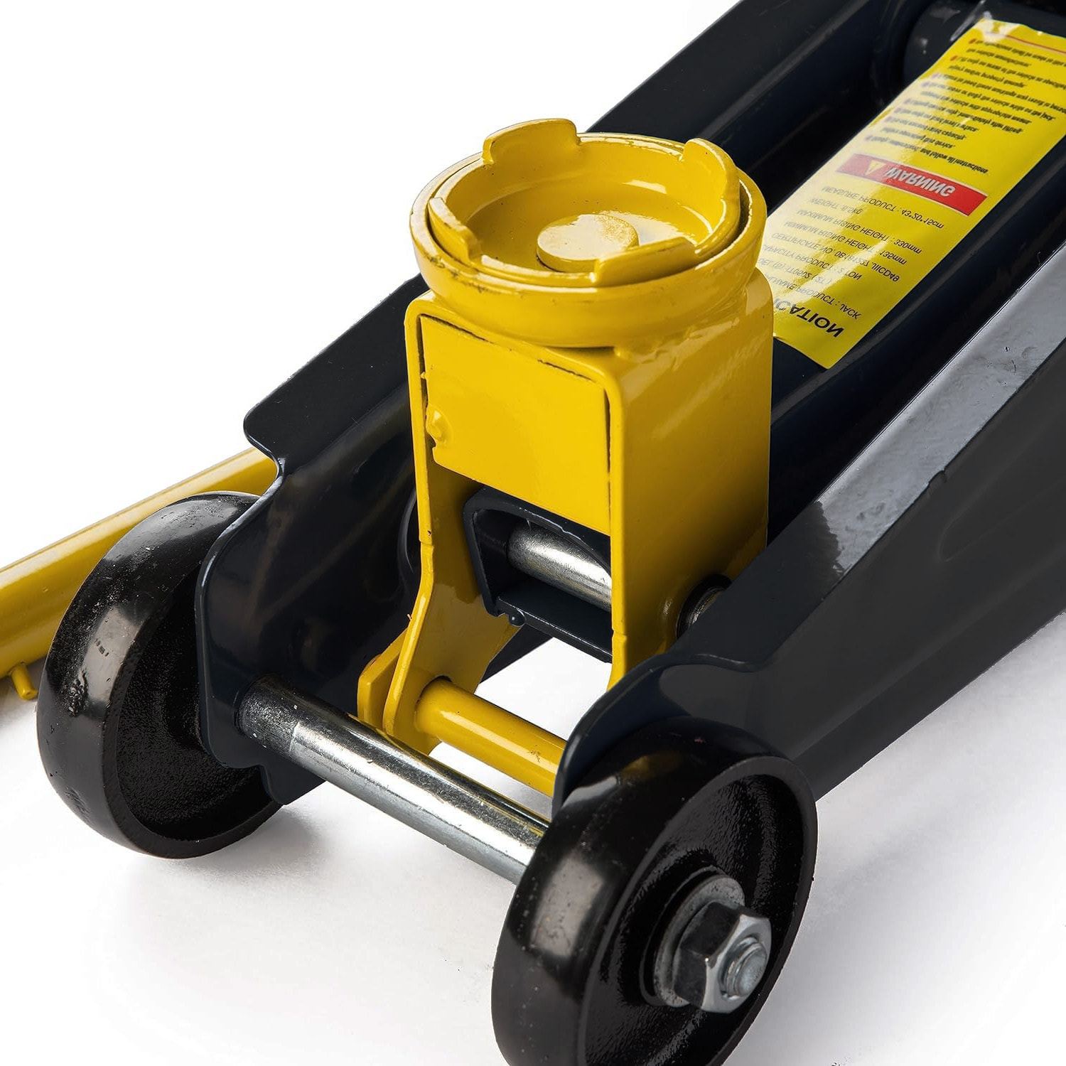 Cric Sollevatore Idraulico Per Auto Martinetto 2t Ruote Bidirezionali A Cuscinetto Assetto Ribassato Professionale Veicoli Auto Moto Con Valigetta