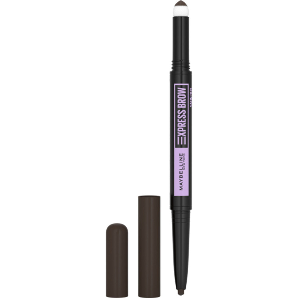 Maybelline New York Brow Satin Crayon et poudre à sourcils 2-en-1 05 Black Brown