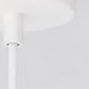 Lampada a sospensione BABEL in acciaio bianco opaco